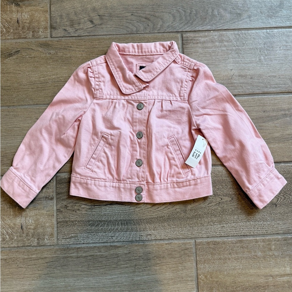 GAP Pink Denim Jacket for